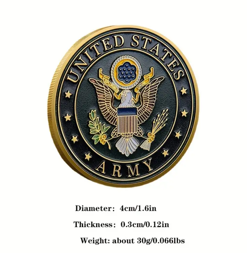 Army Armor Challenge Coin