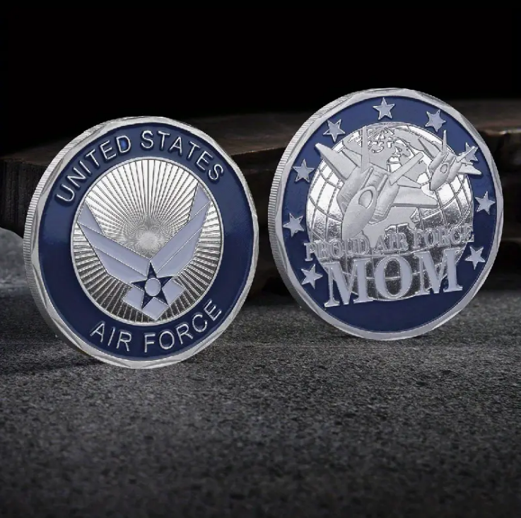 United States Air Force Proud Air Force Mom Challenge Coin