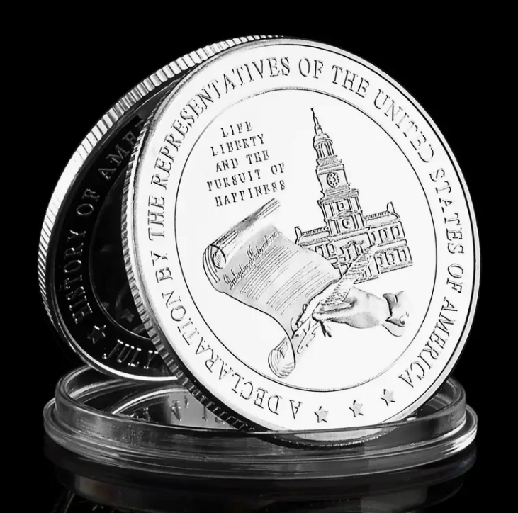 The Declaration of Independence Souvenir Coin - Life, Liberty, and the Pursuit of Happiness