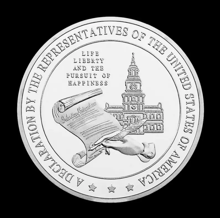 The Declaration of Independence Souvenir Coin - Life, Liberty, and the Pursuit of Happiness