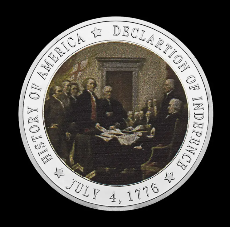 The Declaration of Independence Souvenir Coin - Life, Liberty, and the Pursuit of Happiness