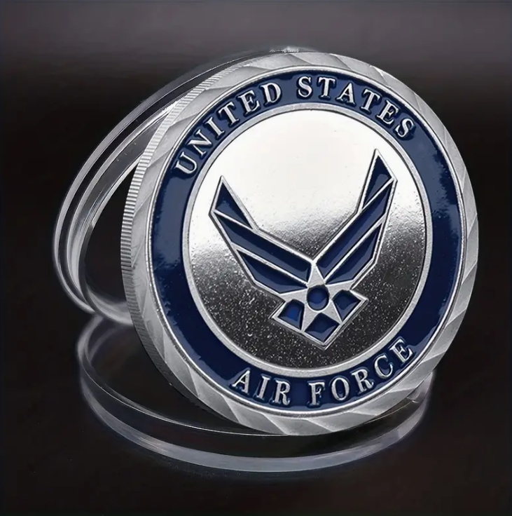 United States Air Force Proud Air Force Dad Challenge Coin
