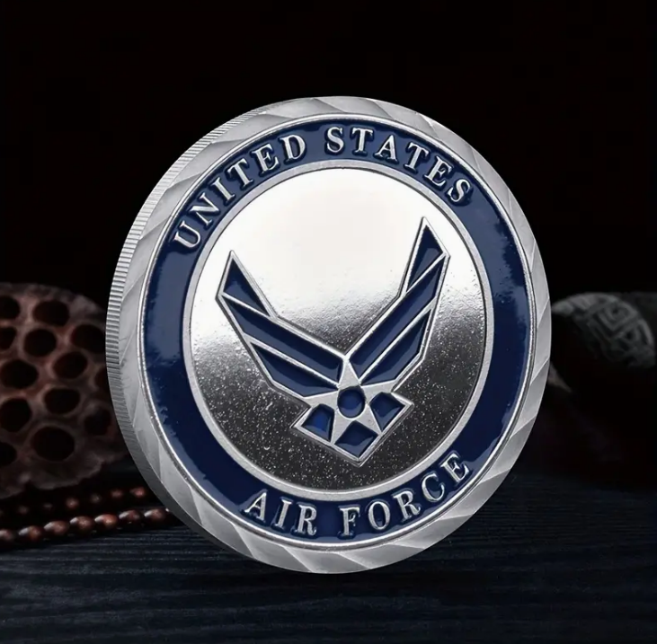 United States Air Force Proud Air Force Dad Challenge Coin