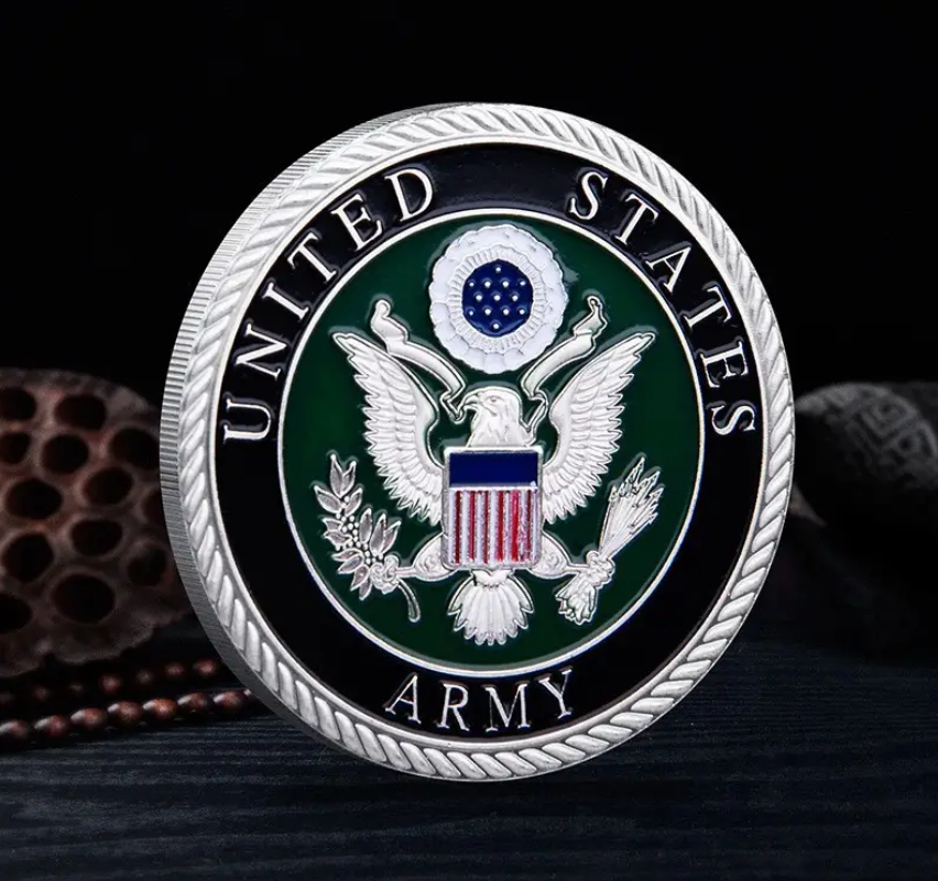 United States Army Hero's Valor Prayer Challenge Coin