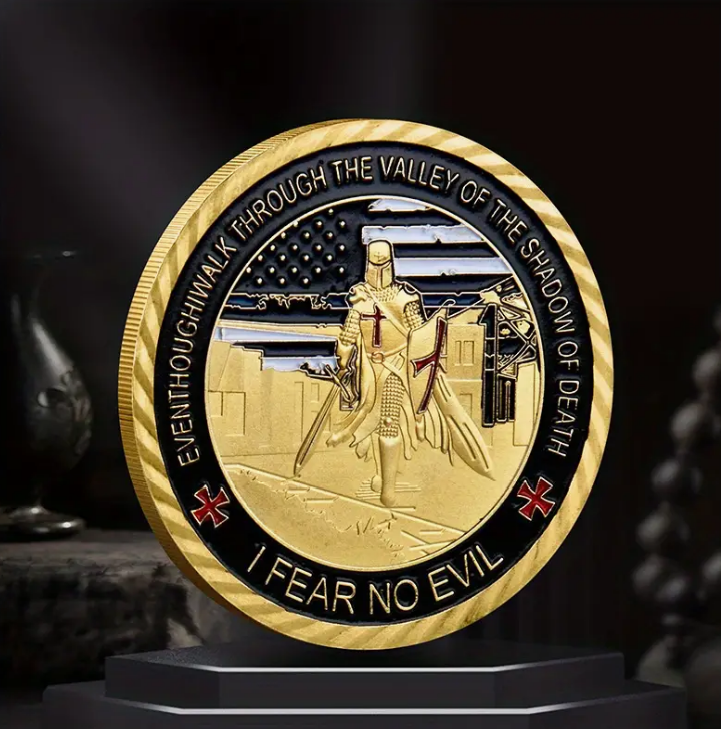 “I Fear No Evil” Police Officer Hero Challenge Coin Gift