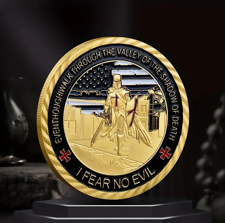 “I Fear No Evil” Police Officer Hero Challenge Coin Gift