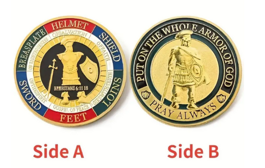 Warriors and Roman Knights Commemorative Challenge Coin